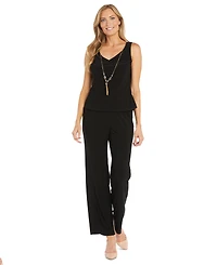 R & M Richards Petite Jacket, Top and Pants 3-Piece Set