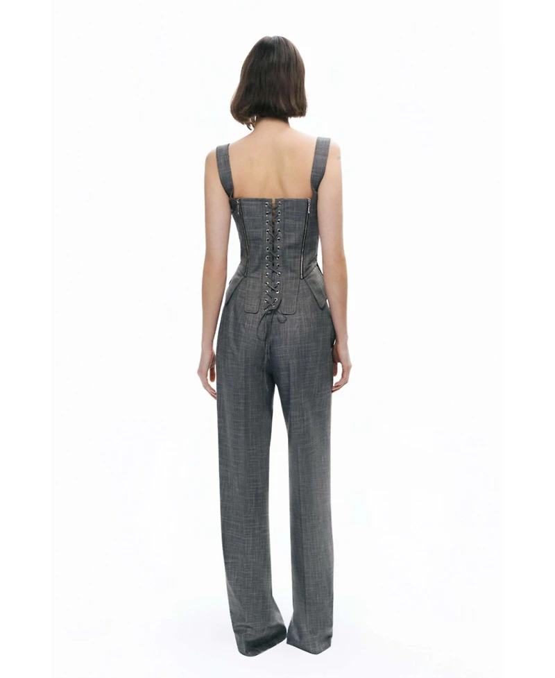 Nocturne Women's Eyelet Tie Detail Blouse