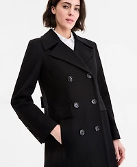 Anne Klein Women's Double-Breasted Maxi Coat