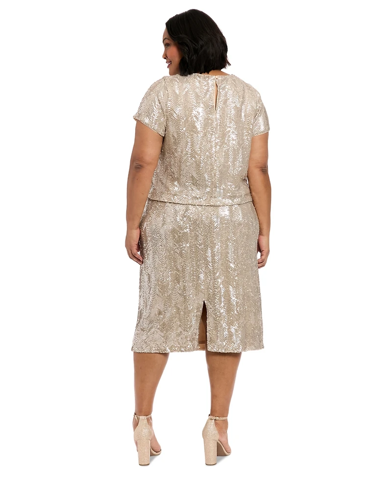 Muse Plus Sequined Skirt