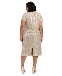 Muse Plus Sequined Skirt