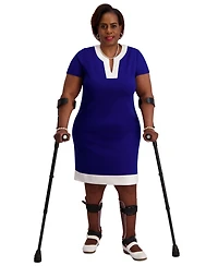 Kasper Women's Cap-Sleeve Framed Dress, Regular & Plus Sizes