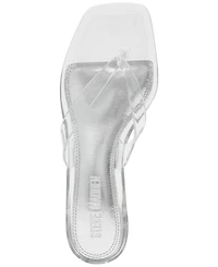 Steve Madden Women's Tracie-j Kitten-Heel Jelly Thong Sandals
