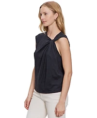 Sanctuary Women's So Twisted Asymmetric Muscle T-Shirt