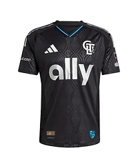 Adidas Men's Tim Ream Black Charlotte Fc 2025 Fortress Kit Authentic Player Jersey