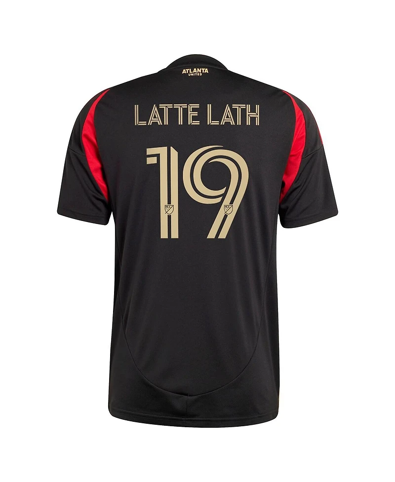 Adidas Men's Emmanuel Latte Lath Black Atlanta United Fc 2025 The Connector Replica Player Jersey