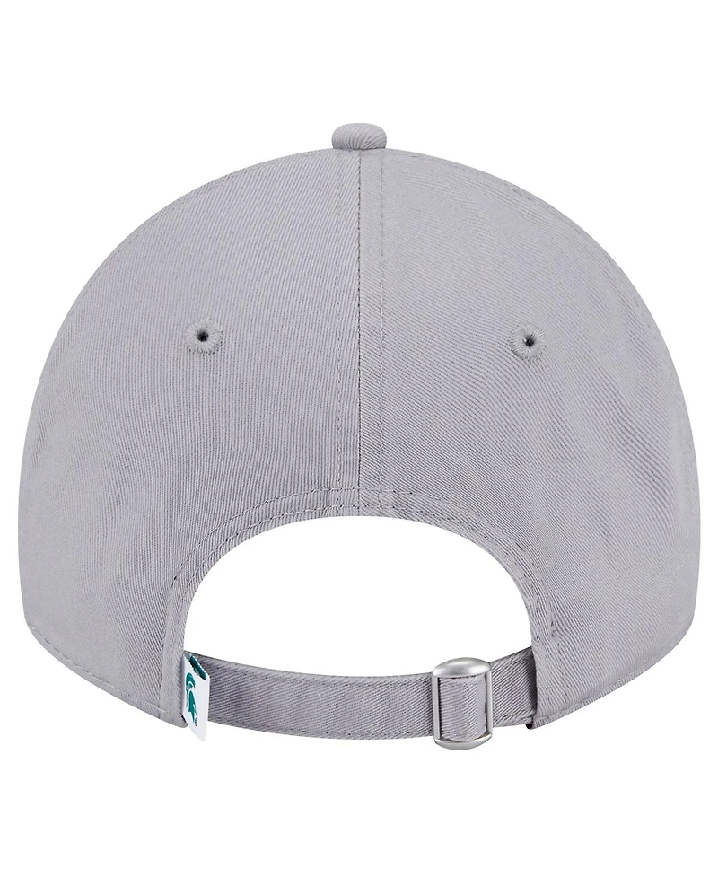 New Era Women's Gray Michigan State Spartans Logo 9TWENTY Adjustable Hat