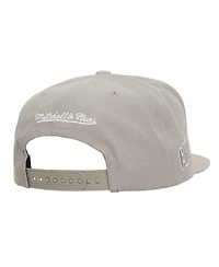 Mitchell & Ness Men's Gray Chicago Cubs Snapback Hat