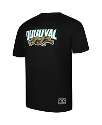 Mitchell & Ness Men's Black Jacksonville Jaguars Crew-Neck T-Shirt