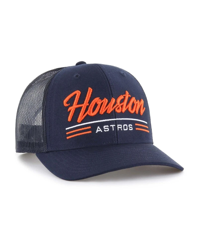 '47 Brand Men's Navy Houston Astros Garner Trucker Adjustable Hat