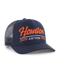 '47 Brand Men's Navy Houston Astros Garner Trucker Adjustable Hat