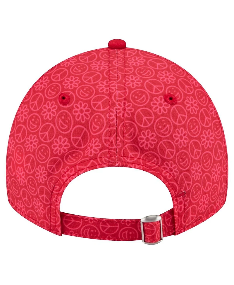 New Era Women's Red St. Louis Cardinals Don't Worry 9TWENTY Adjustable Hat