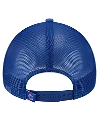 New Era Toddler White/Royal Chicago Cubs Painted A-Frame 9FORTY Trucker Adjustable Hat