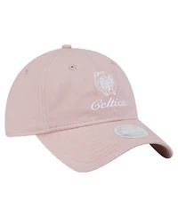 New Era Women's Pink Boston Celtics Gameday Preppy 9TWENTY Adjustable Hat