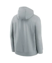 Nike Big Boys and Girls Silver Orlando Magic 2024/25 City Edition Club Fleece Pullover Hoodie