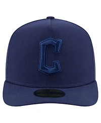 New Era Men's Navy Cleveland Guardians Color Pack A-Frame 59FIFTY Fitted Hat