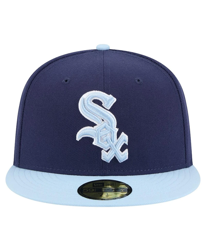 New Era Men's Navy/Light Blue Chicago White Sox Color Pack 2-Tone 59FIFTY Fitted Hat