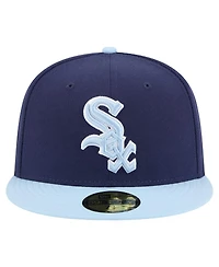 New Era Men's Navy/Light Blue Chicago White Sox Color Pack 2-Tone 59FIFTY Fitted Hat
