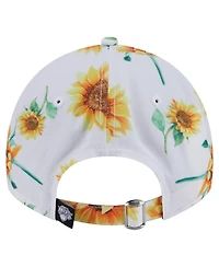 New Era Women's White New York Knicks Adventure Flower 9TWENTY Adjustable Hat