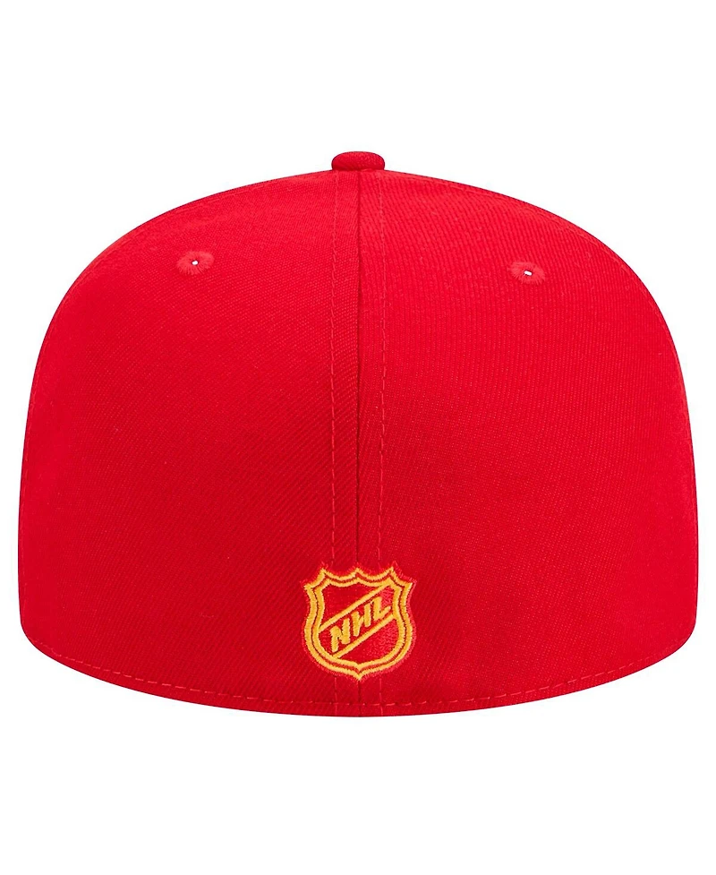 New Era Men's Red Calgary Flames Core 59FIFTY Fitted Hat