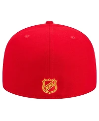 New Era Men's Red Calgary Flames Core 59FIFTY Fitted Hat