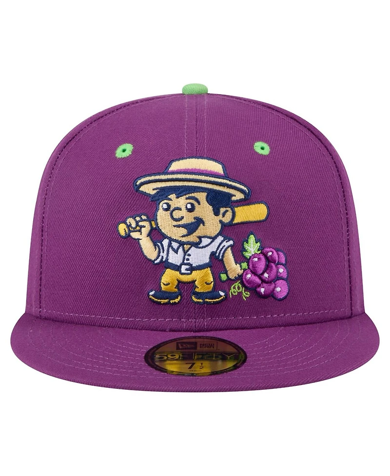 New Era Men's Purple Tri-City Dust Devils Copa de la Diversion 59FIFTY Fitted Hat