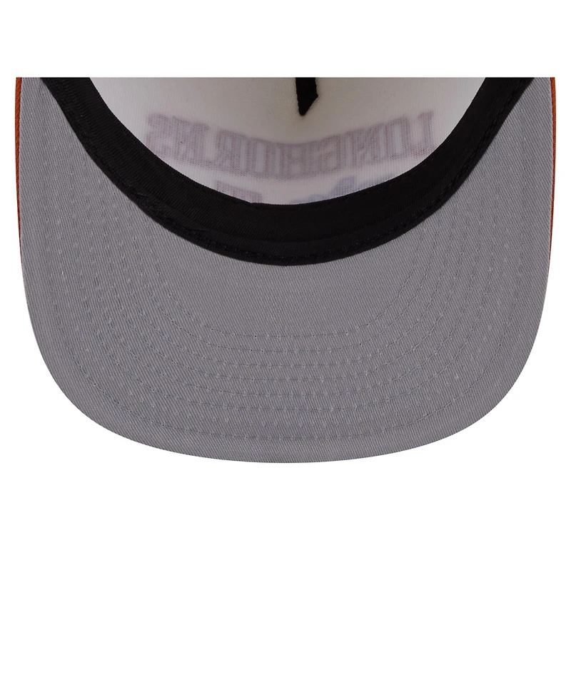 New Era Men's White Texas Longhorns Collegiate 9FIFTY A-Frame Snapback Hat
