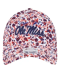 New Era Women's White Ole Miss Rebels Blooming 9TWENTY Adjustable Hat