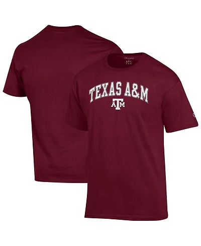 Champion Men's Maroon Texas A & M Aggies Arched Logo T-Shirt