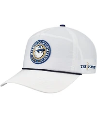 Malbon Golf Men's and Women's White The Players Bucket Seal Rope Adjustable Hat