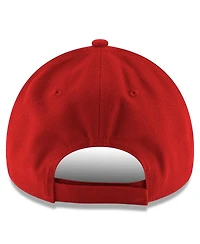 New Era Men's Red Houston Rockets 2025 Nba Playoffs 9FORTY Adjustable Hat