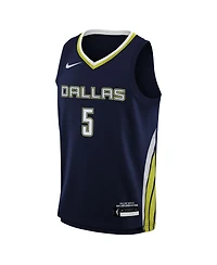 Nike Big Boys and Girls Paige Bueckers Navy Dallas Wings 2025 Wnba Draft Explorer Edition Victory Player Jersey
