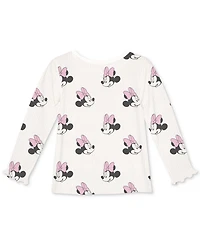 Disney Baby Girls Minnie Mouse Jacket, Top & Ribbed Leggings, 3 Piece Set