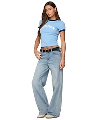 Edikted Women's London Contrast T Shirt