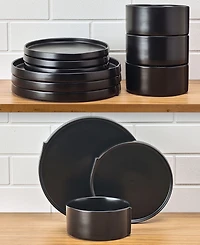 Pfaltzgraff Contemporary Edge 12-Pc. Dinnerware Set, Service for 4