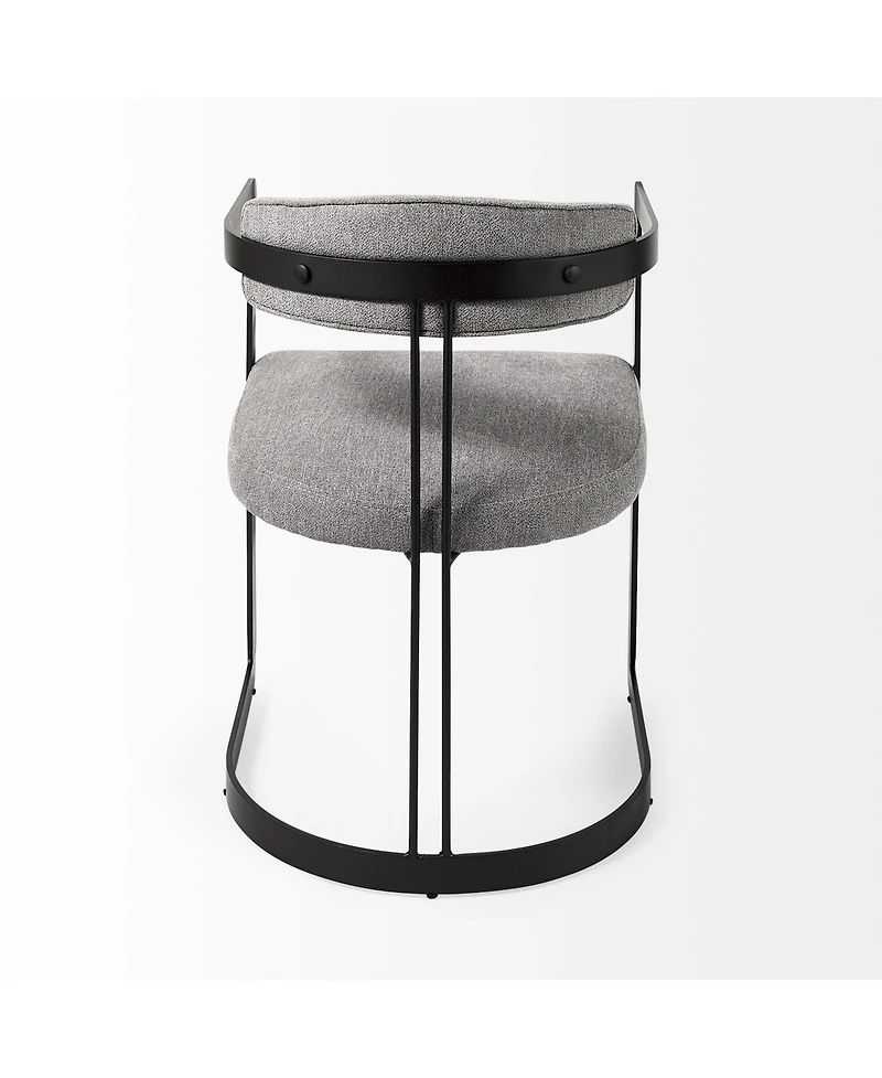 Fabric Upholstered Arm Chair for Dining Table or Living Room Seating