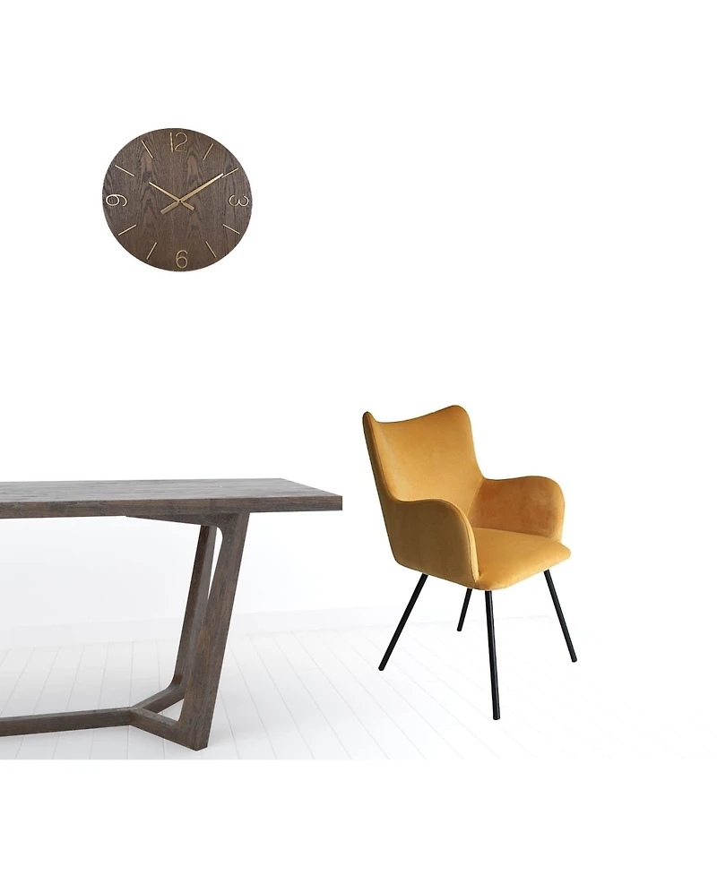 Velvet and Modern Dining Chair for Stylish Kitchen or Dining Room Seating