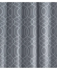 Kate Aurora Modern Living 2 Pack Aries Geometric Light Reducing Grommet Curtains