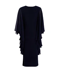 Quiz Women's Chiffon Frill Midi Dress