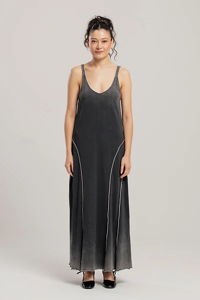 Pcfg Women's Free Heaven Acid Wash Long Dress