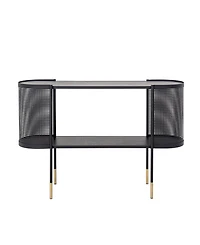 Creative Co-op 14.2" Metal Sleek Modern Console Table