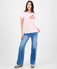 Freeze 24-7 Juniors' New York Applique Graphic T-Shirt
