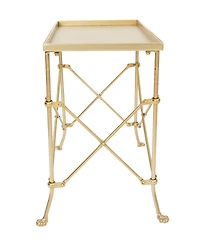 Creative Co-op 14.9" Metal Vintage Rectangular End Table