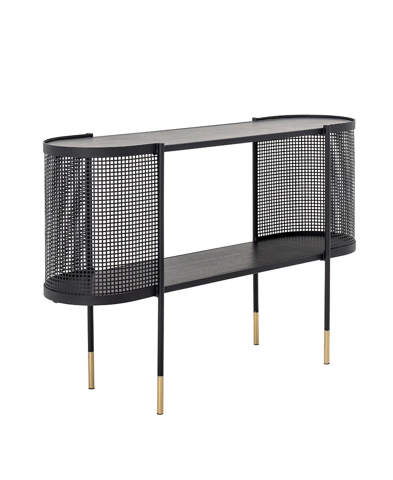 Creative Co-op 14.2" Metal Sleek Modern Console Table