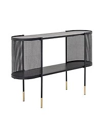 Creative Co-op 14.2" Metal Sleek Modern Console Table