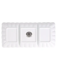 Bia Cordon Bleu Petal Divided Serving Dishes, Set of 2