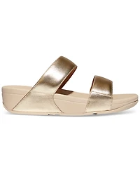 FitFlop Women's Lulu Leather Slide Sandals