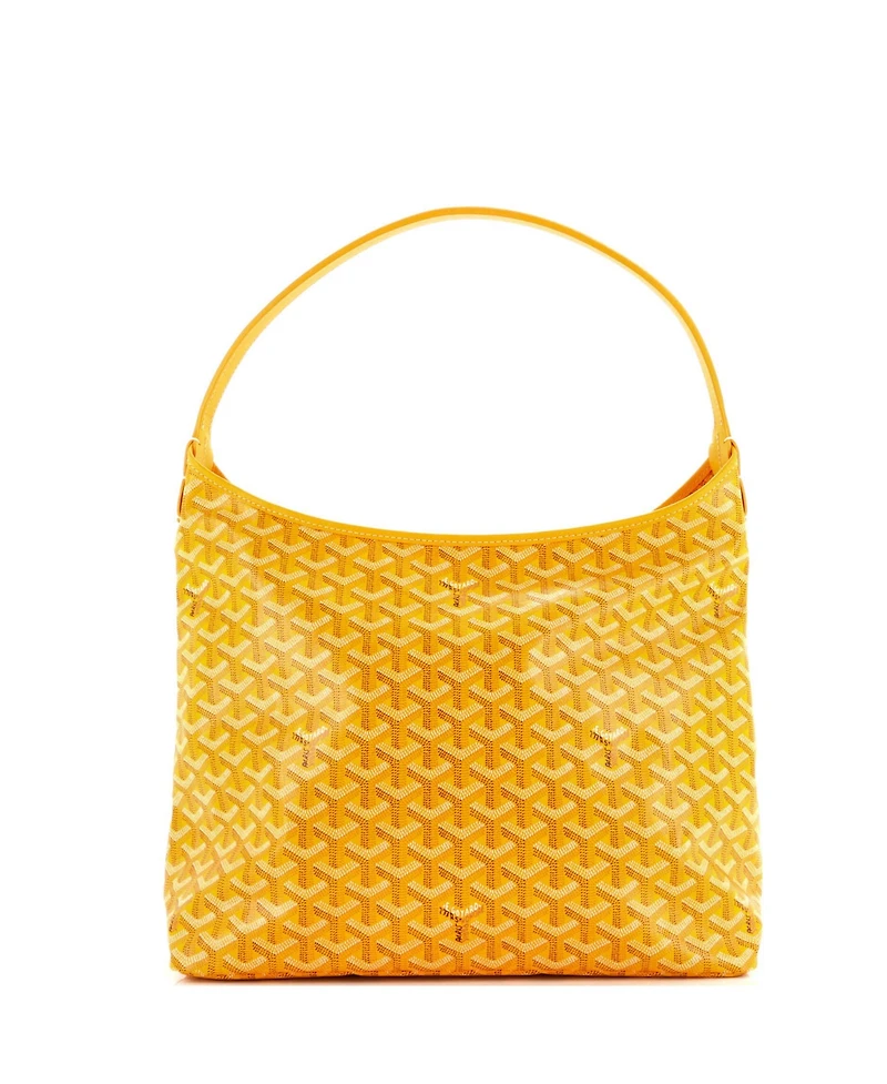 Pre-Owned Goyard Boheme Hobo Printed Coated Canvas