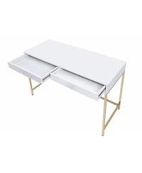 Sleek Computer Desk with Two Drawers – Perfect for Small Spaces