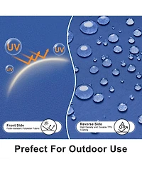 Aoodor Outdoor Chair Cushion W18''xD19'' Soft and Fade-resistant Polyester, Invisible Zipper for Easy Cleaning